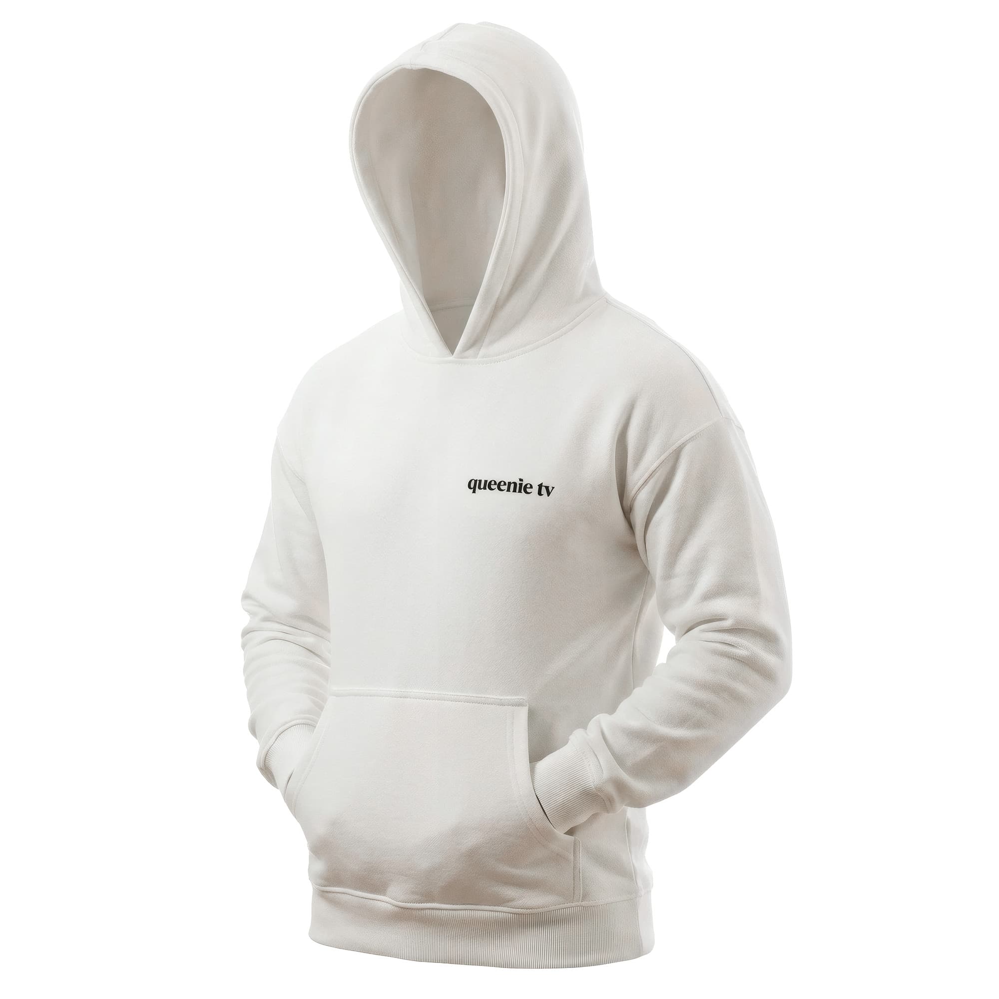 Hoodie Queenie - White vista 3
