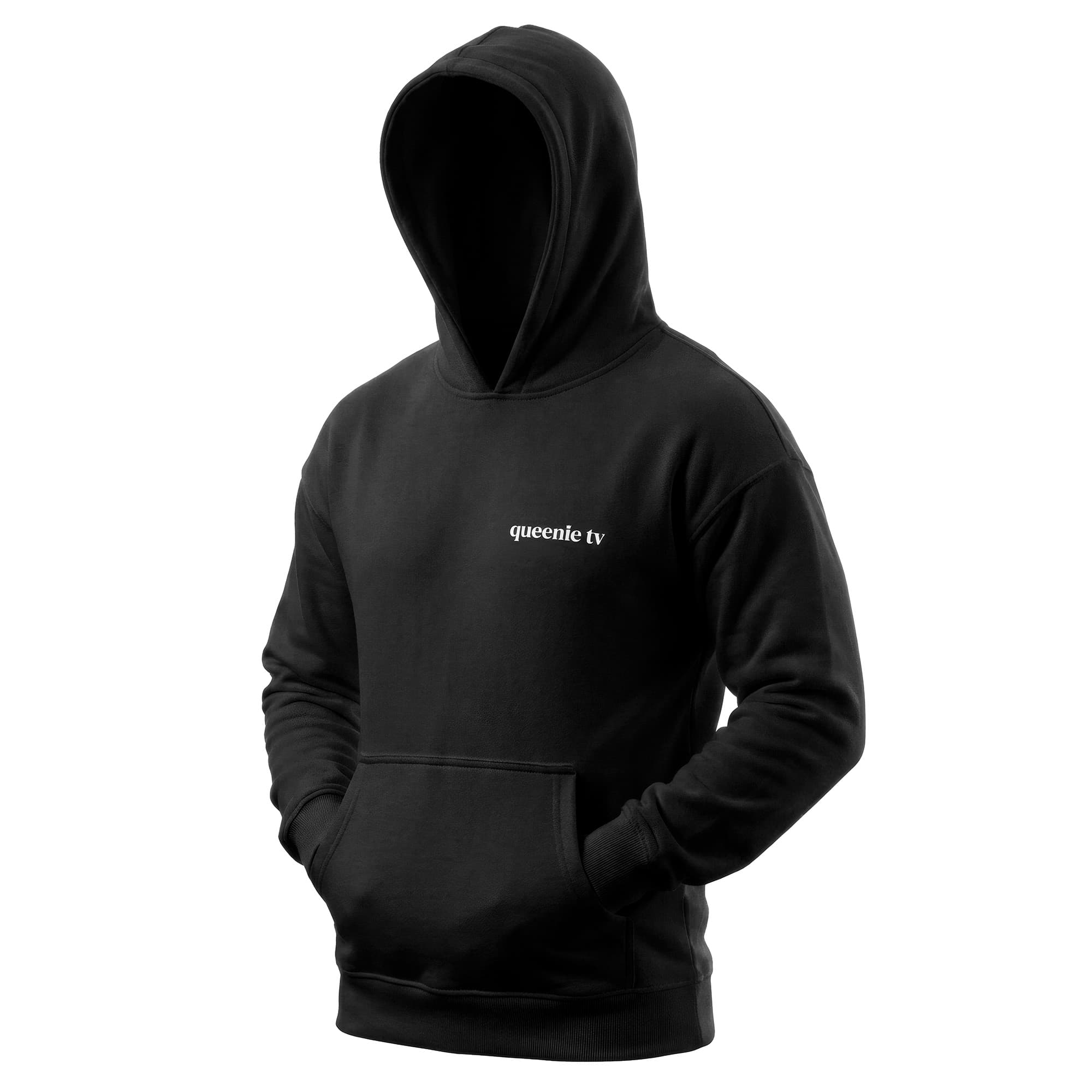 Hoodie Queenie - Black vista 3