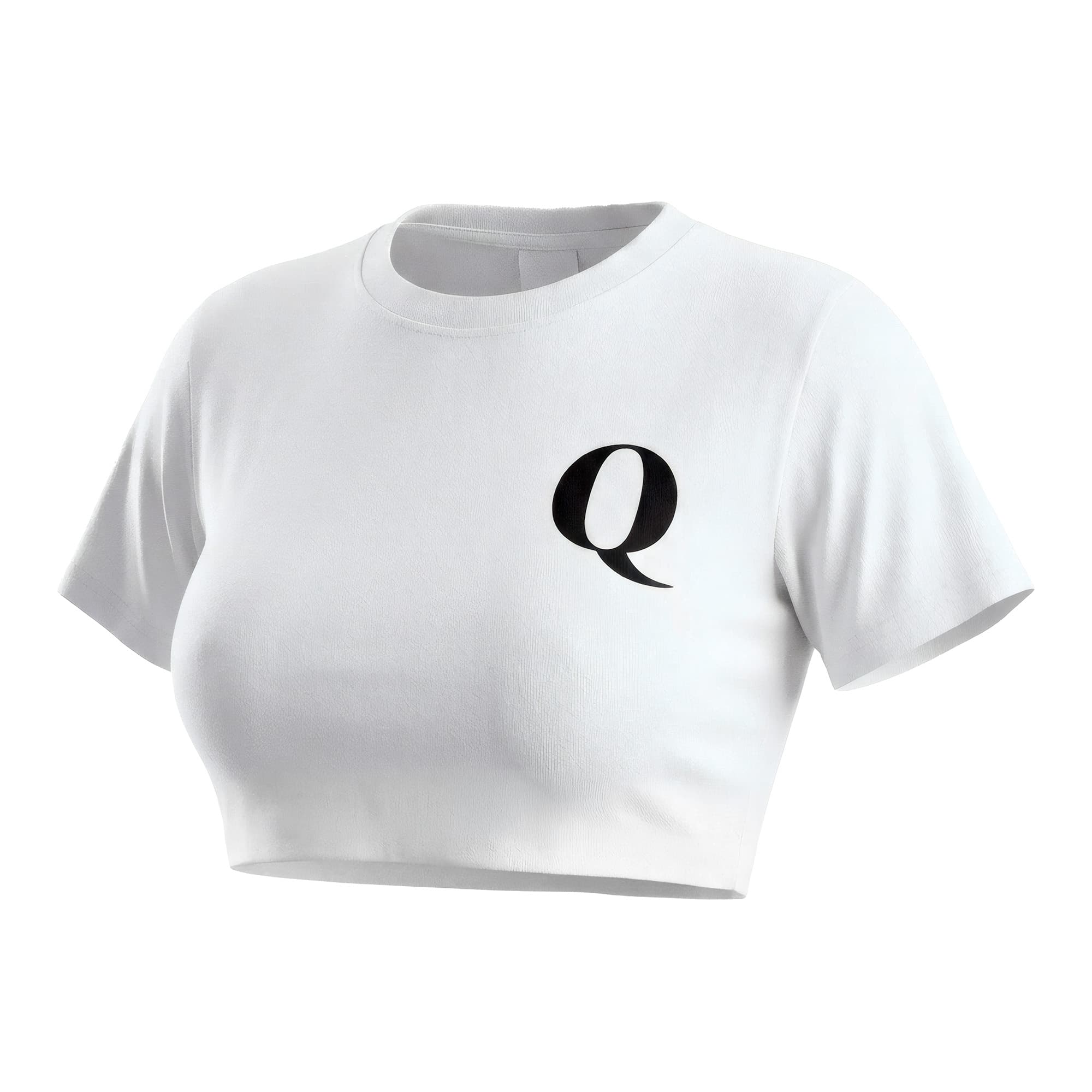 Crop Queenie - White